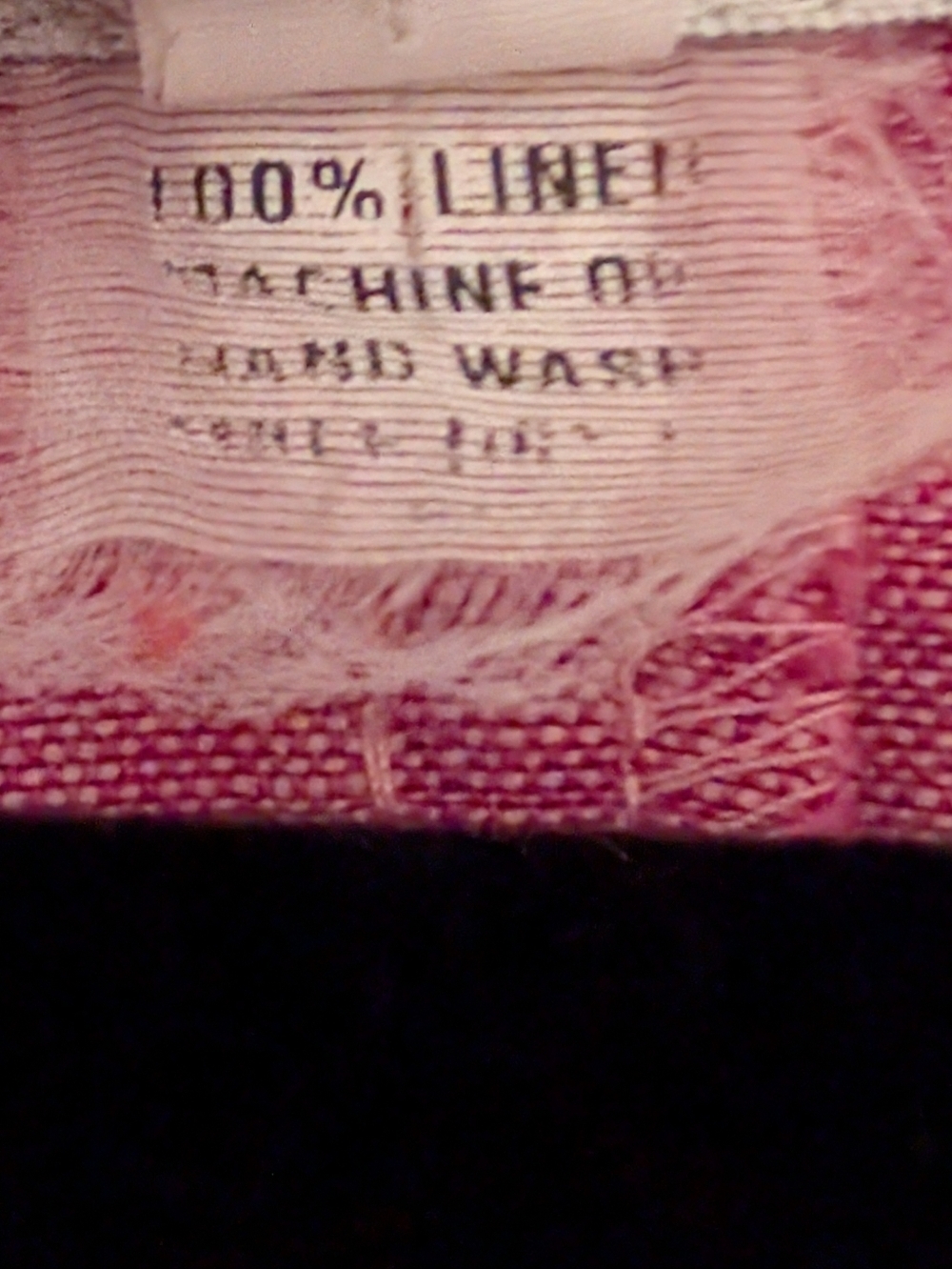 B. Hadikusumo 100% Linen Pink Lagenlook Ruffle Dress - Picture 8 of 9